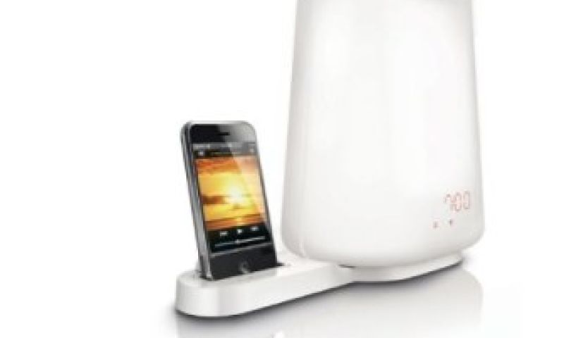 Philips-wekkerlamp met iPod-dock