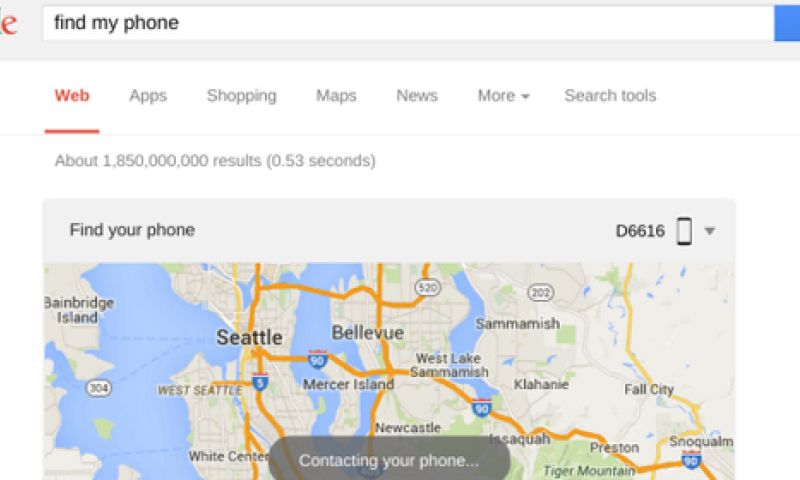 Telefoon kwijt? Google 'm eens
