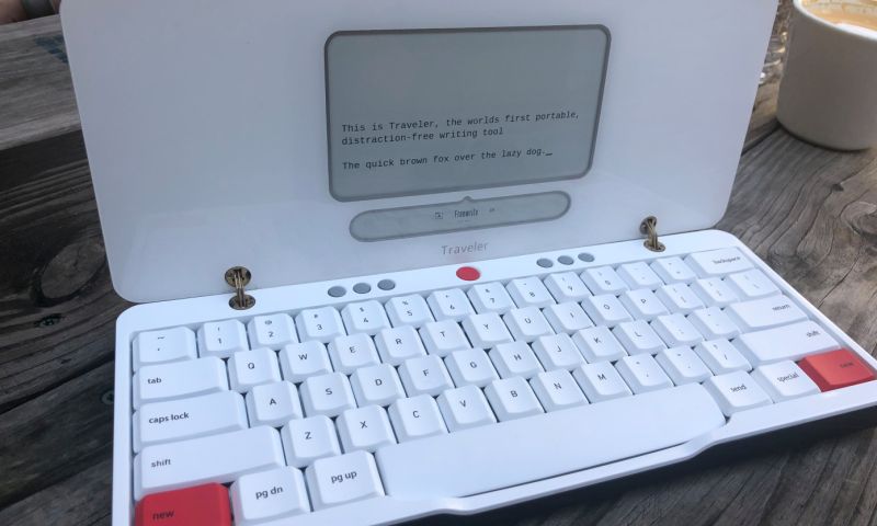 Traveler: onderweg tikken zonder afleiding