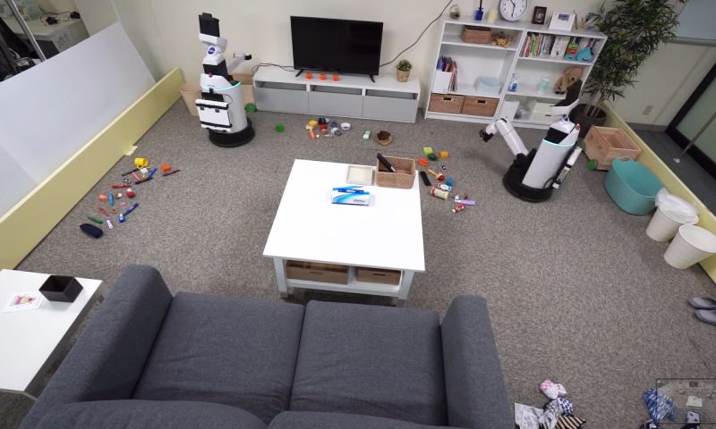 Japanse robots ruimen je zooi op