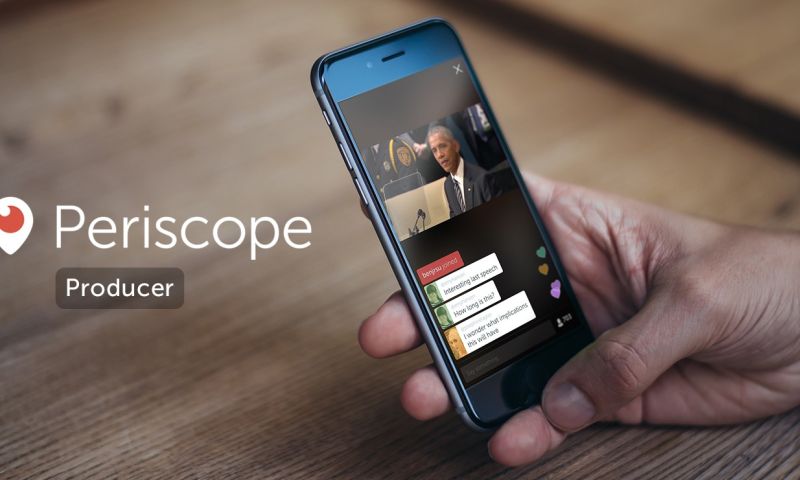 Periscope laat je nu met je goede camera livestreamen