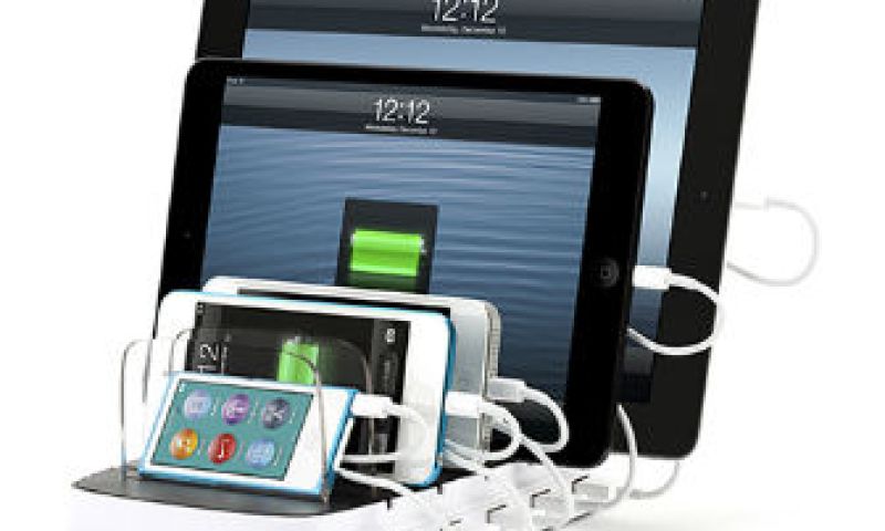 Oplaaddock voor vijf iPads tegelijk