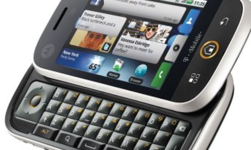 Eerste Android-mobiel Motorola is voor social networking