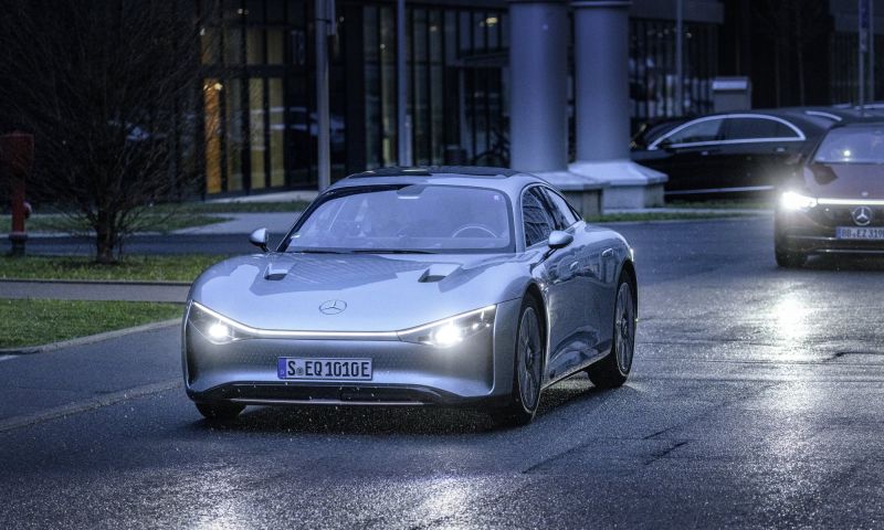 elektrische auto mercedes actieradius duizend km