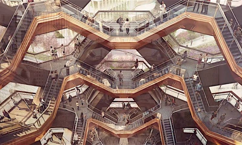 Trap naar het niets: New York krijgt 'Escher-bouwsel'