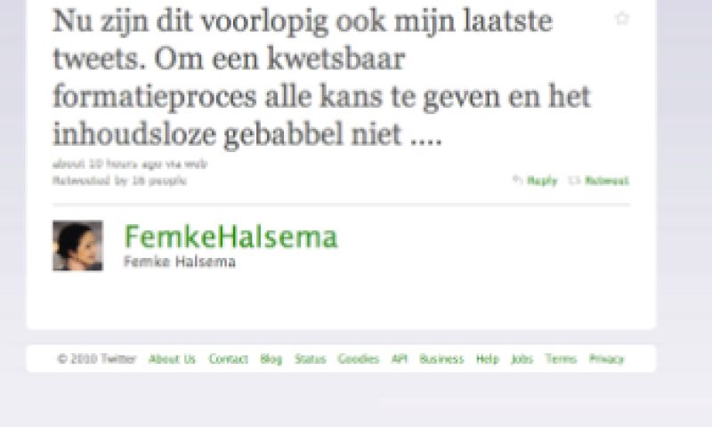 Femke Halsema stopt tijdelijk met twitteren