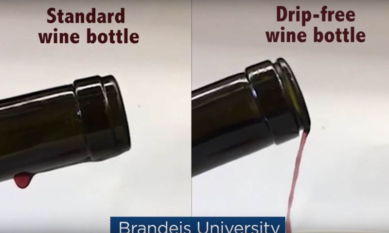 Simpel opgelost: de wijnfles die niet drupt