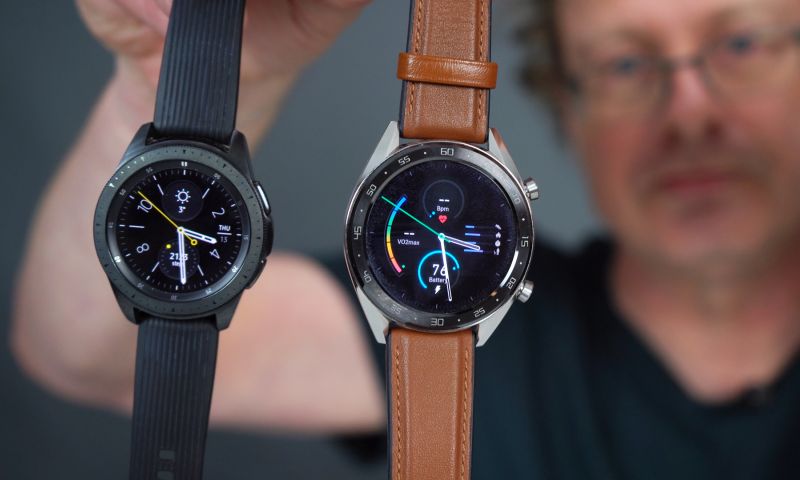 review samsung galaxy watch smartwatch huawei gt