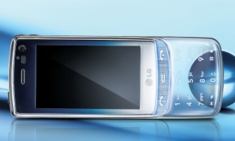 Eerste mobiel met transparant keypad