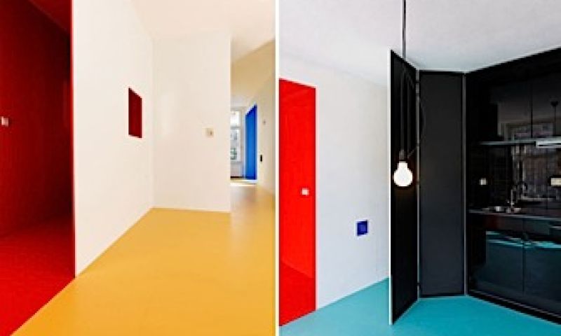 Karel Appelhuis is ingericht als schildersdoek