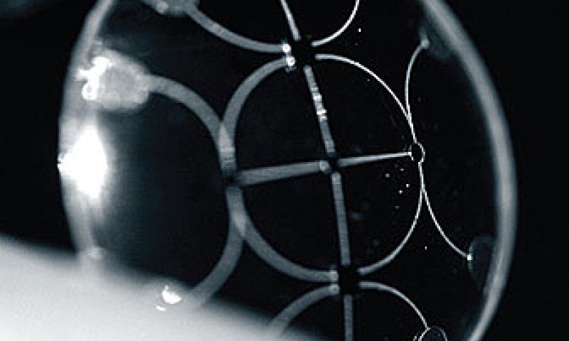 Augmented reality via contactlenzen