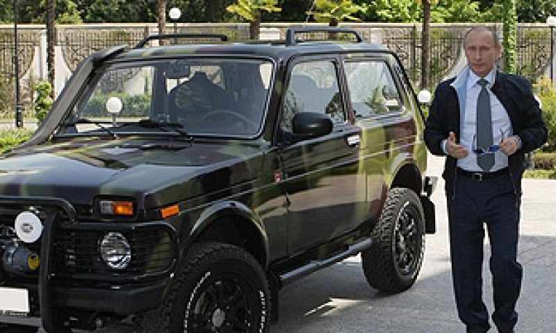 Poetins bad ass Lada Niva