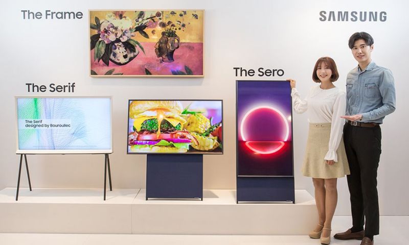Samsung gaat gekantelde millennial-tv buiten Korea verkopen