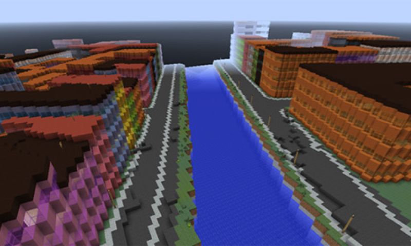 Bezoek heel Denemarken in Minecraft in schaal 1:1
