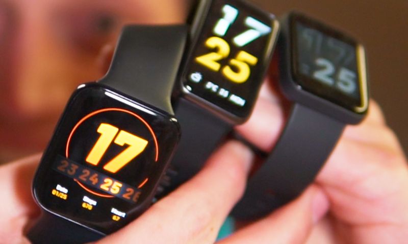 Welke rechthoekige smartwatch kan op tegen de Apple Watch?