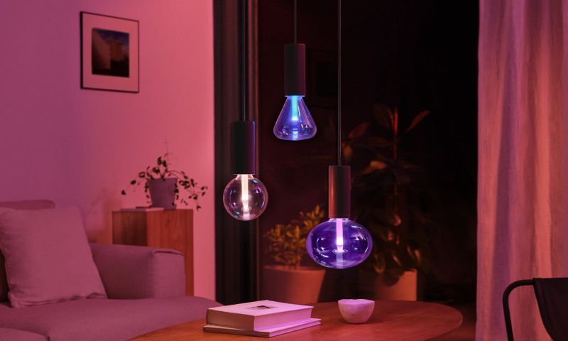 signify philips hue slimme verlichting filament kaarslamp lightguide