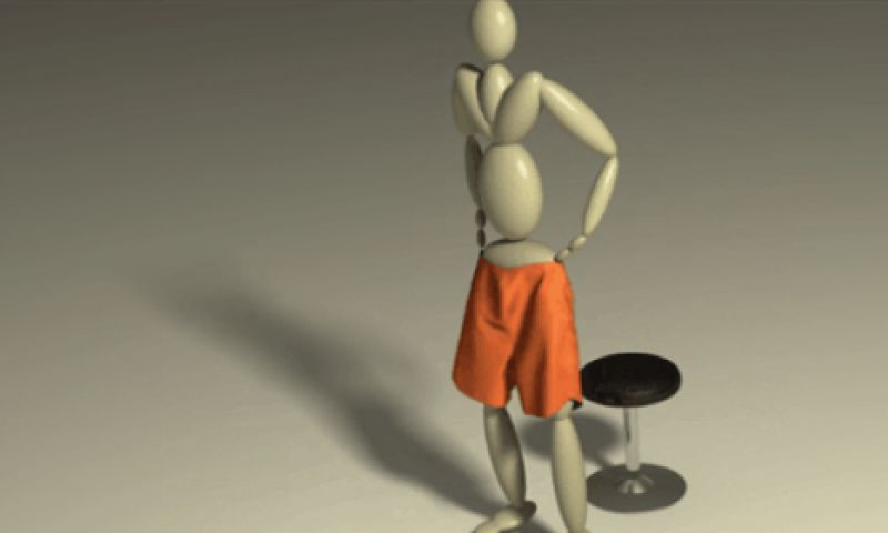 Video: hoe deze avatar zijn broek aantrekt is keiharde wetenschap