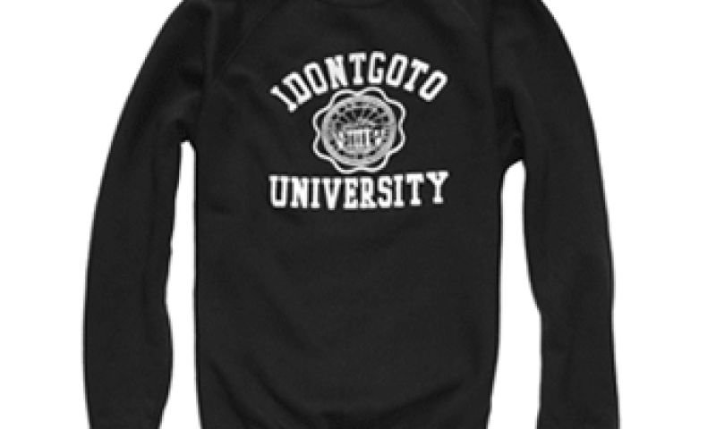 Ik zit niet op een universiteit