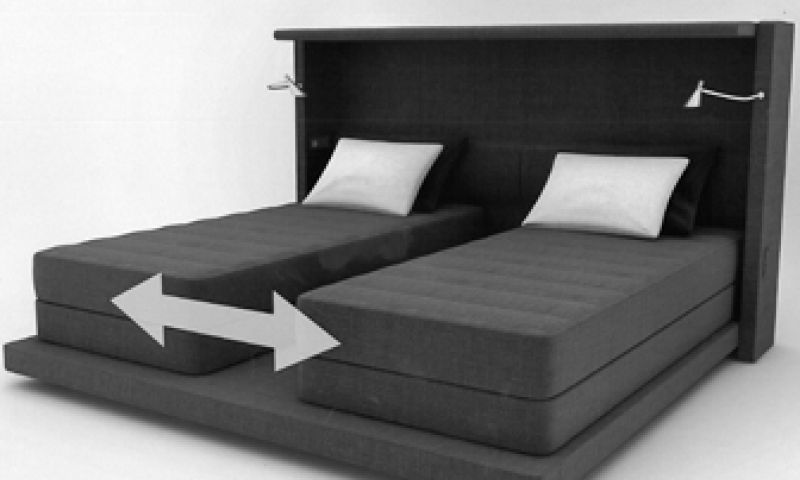 Sleeping apart together-bed