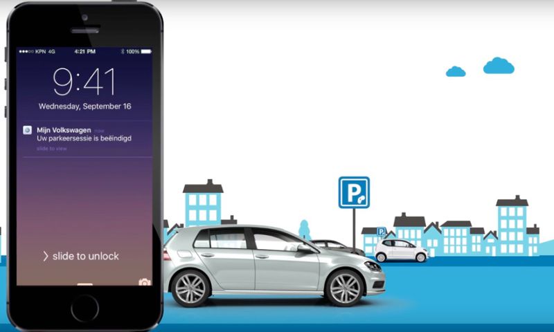 Volkswagens kunnen parkeergeld nu automatisch betalen