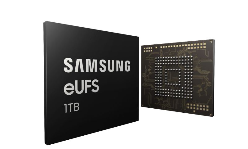 Samsung produceert als eerste 1TB smartphone geheugen