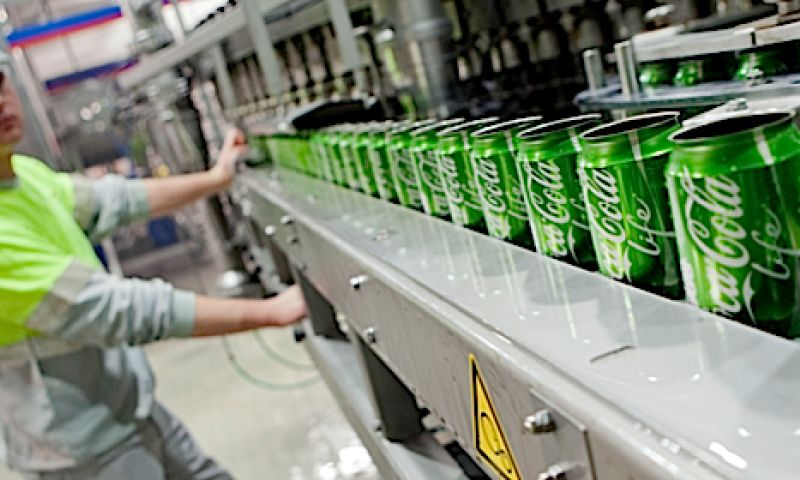 Even wennen: groene Coca Cola