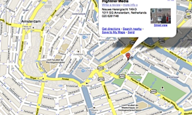 Gegevens BN'ers zichtbaar op Google Maps