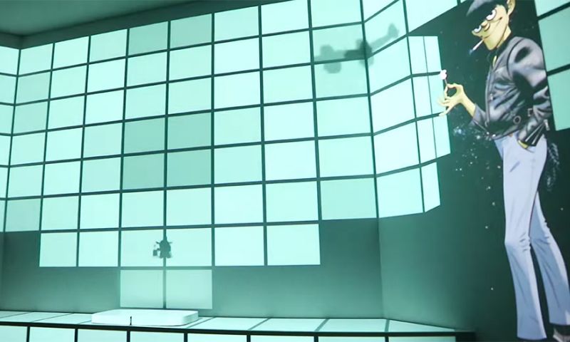 Video: loop door het huis van de Gorillaz in Amsterdam