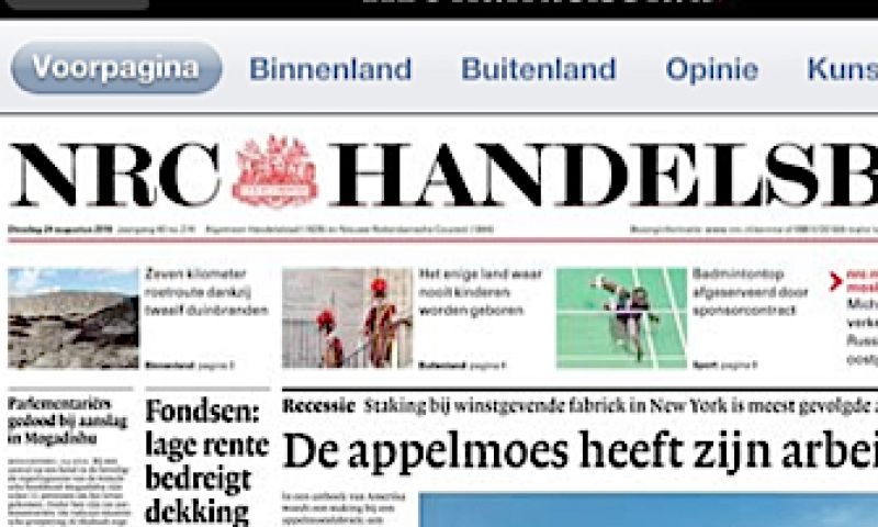 Forse prijsstijging NRC digitaal