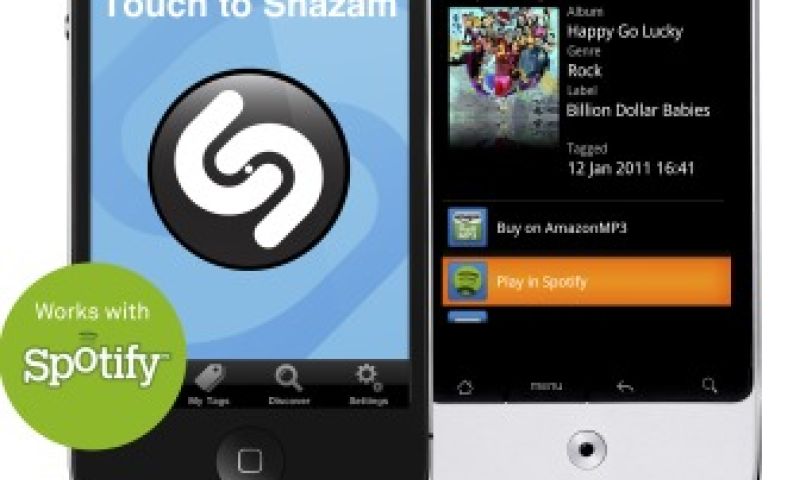 Shazam gaat streamen via Spotify 