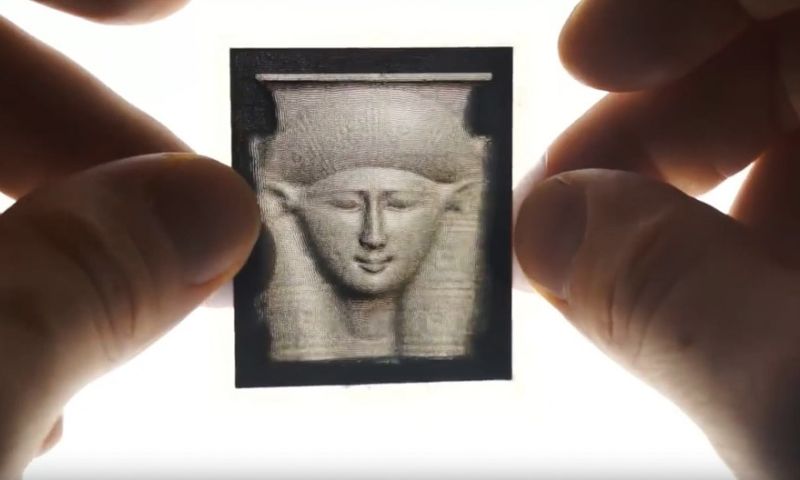 Deze hologrammen rollen gewoon uit de printer