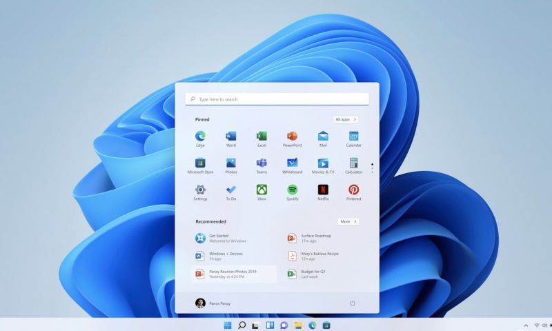 startscherm windows 11 onderzoek overstappen