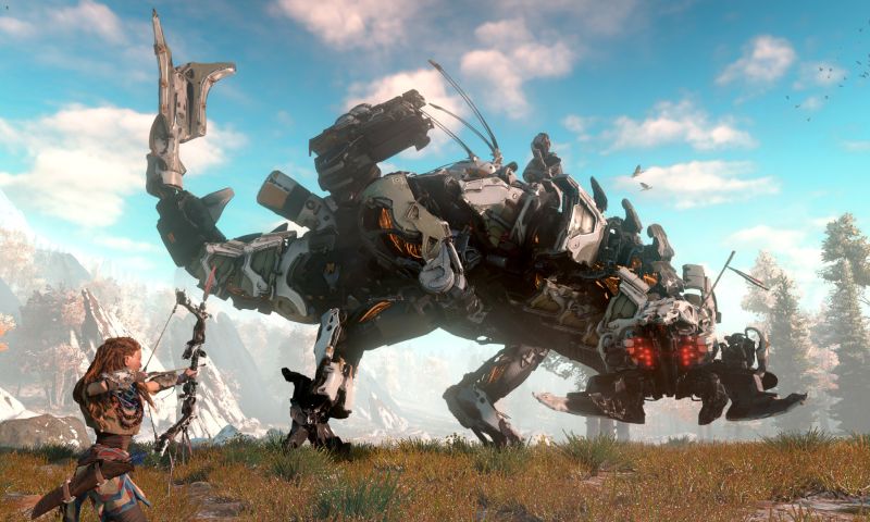 sony horizon zero dawn guerrila games gratis