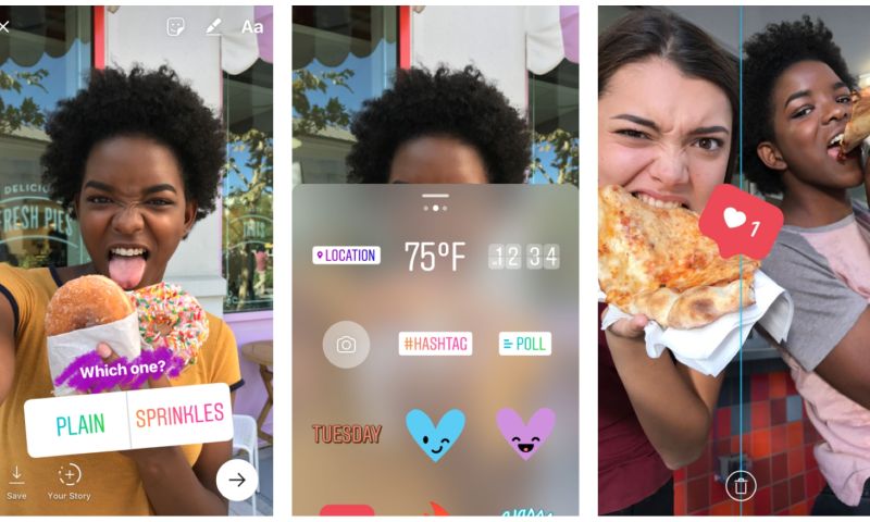 Instagram Stories laat gebruikers polls toevoegen