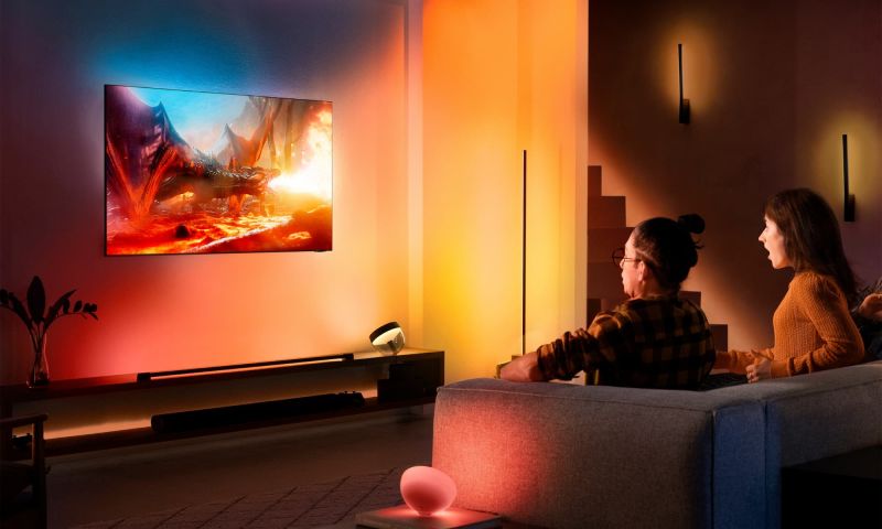 philips hue samsung tv app sync slimme lampen televisie