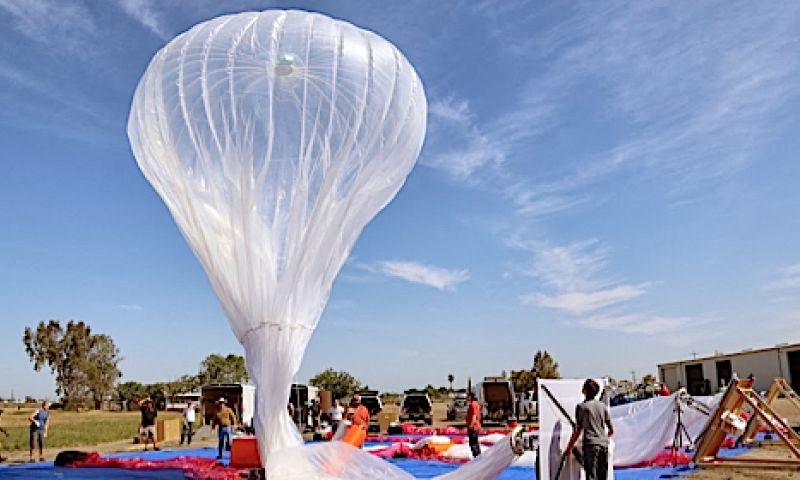 Internetballon Google ook in VS? Google wil gaan testen