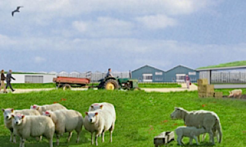 Afvalberg om van te parapenten