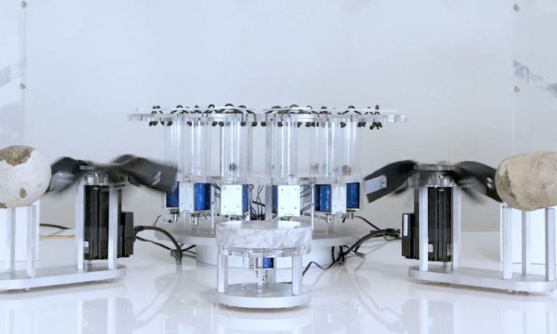 Video: Machine speelt Beatles-cover met steentjes