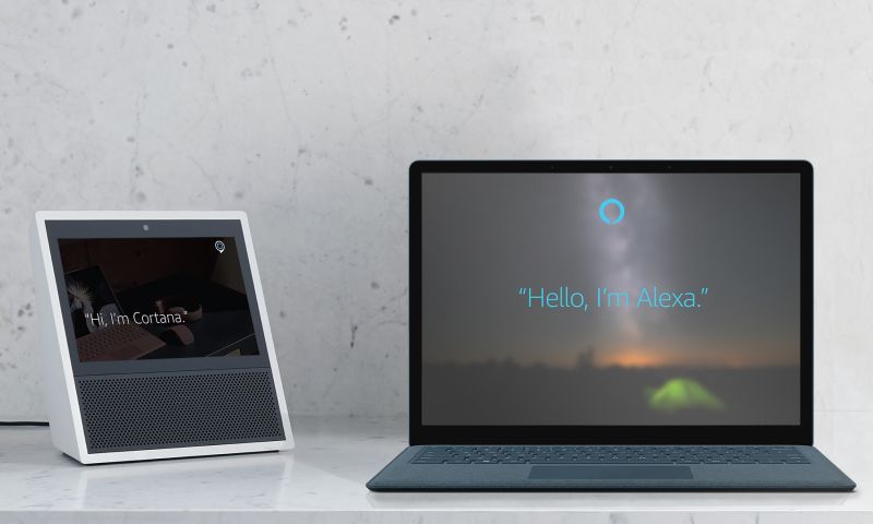 Spraakassistenten Cortana en Alexa gaan samenwerken