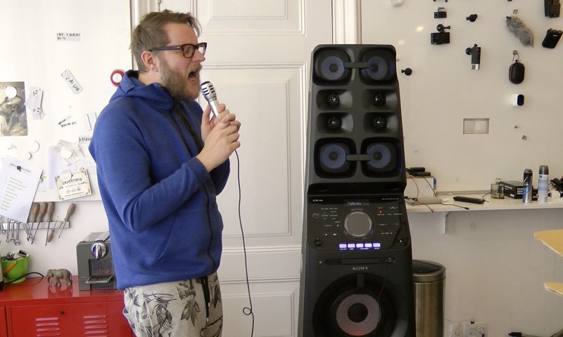 Sony MHC-V90DW Muteki disco speaker met karaoke en leds