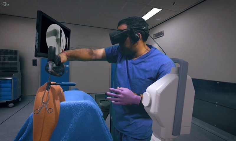 Chirurgen in opleidingen oefenen in VR