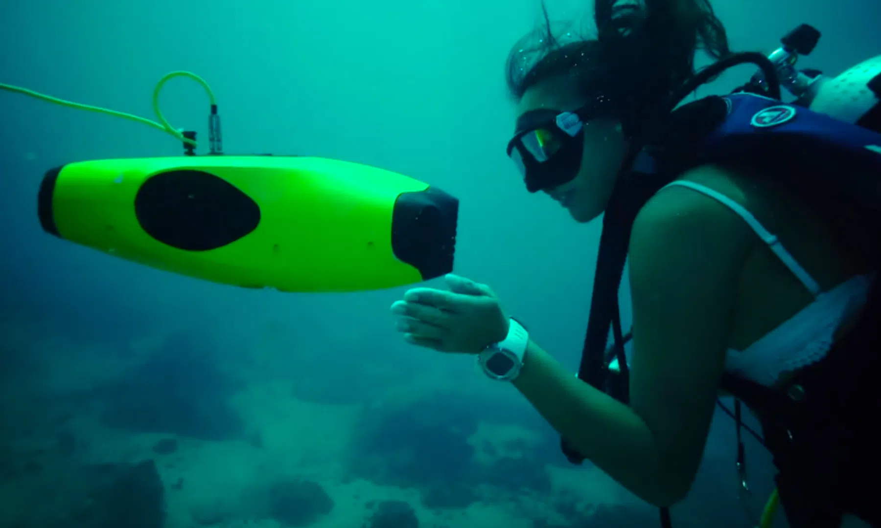 Professionele onderwaterdrone op de CES