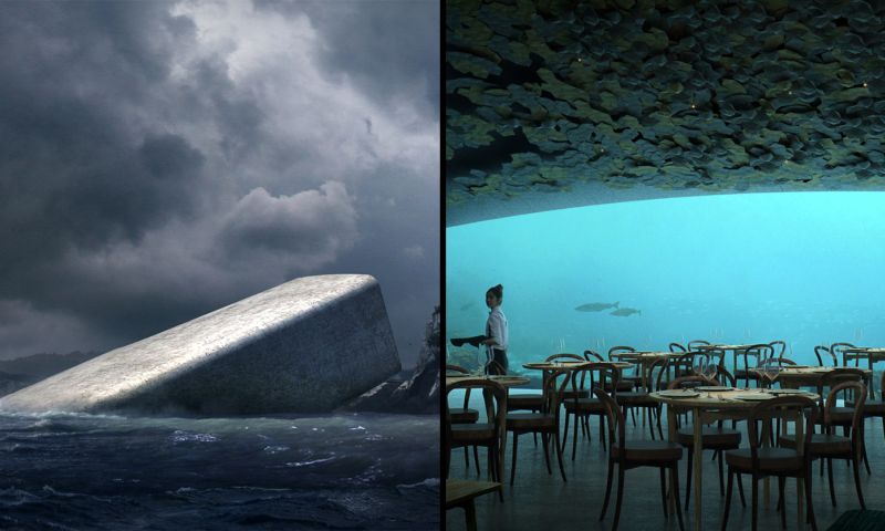 Spectaculair: eerste onderwaterrestaurant van Europa