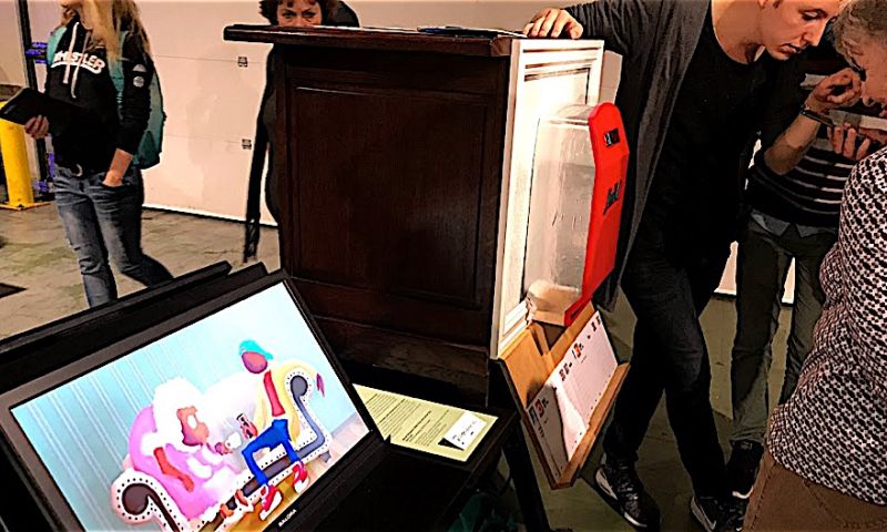 Appje naar oma: dienst print berichten in verzorgingshuis