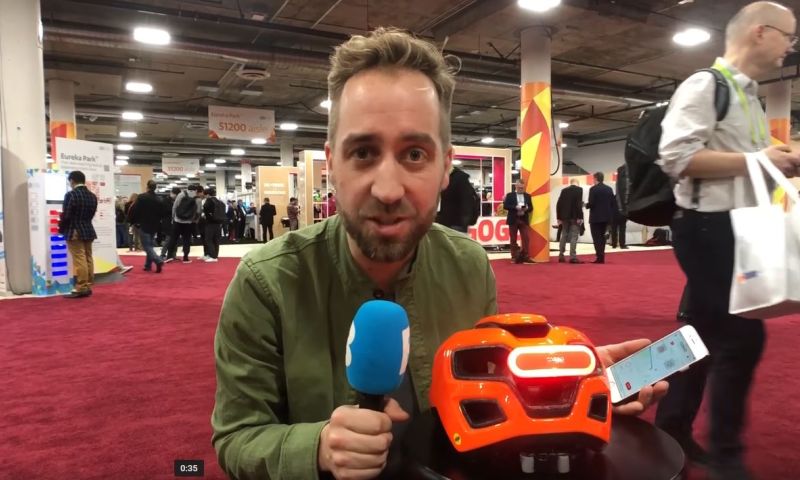 Dit zagen we op de CES: de slimme fietslamp en touchscreen met gevoel