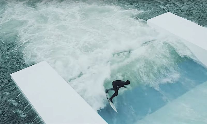 Overal surfen met de eerste drijvende surfpool