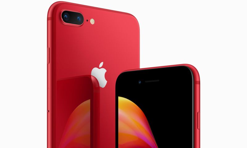 Apple kondigt rode iPhone 8's aan