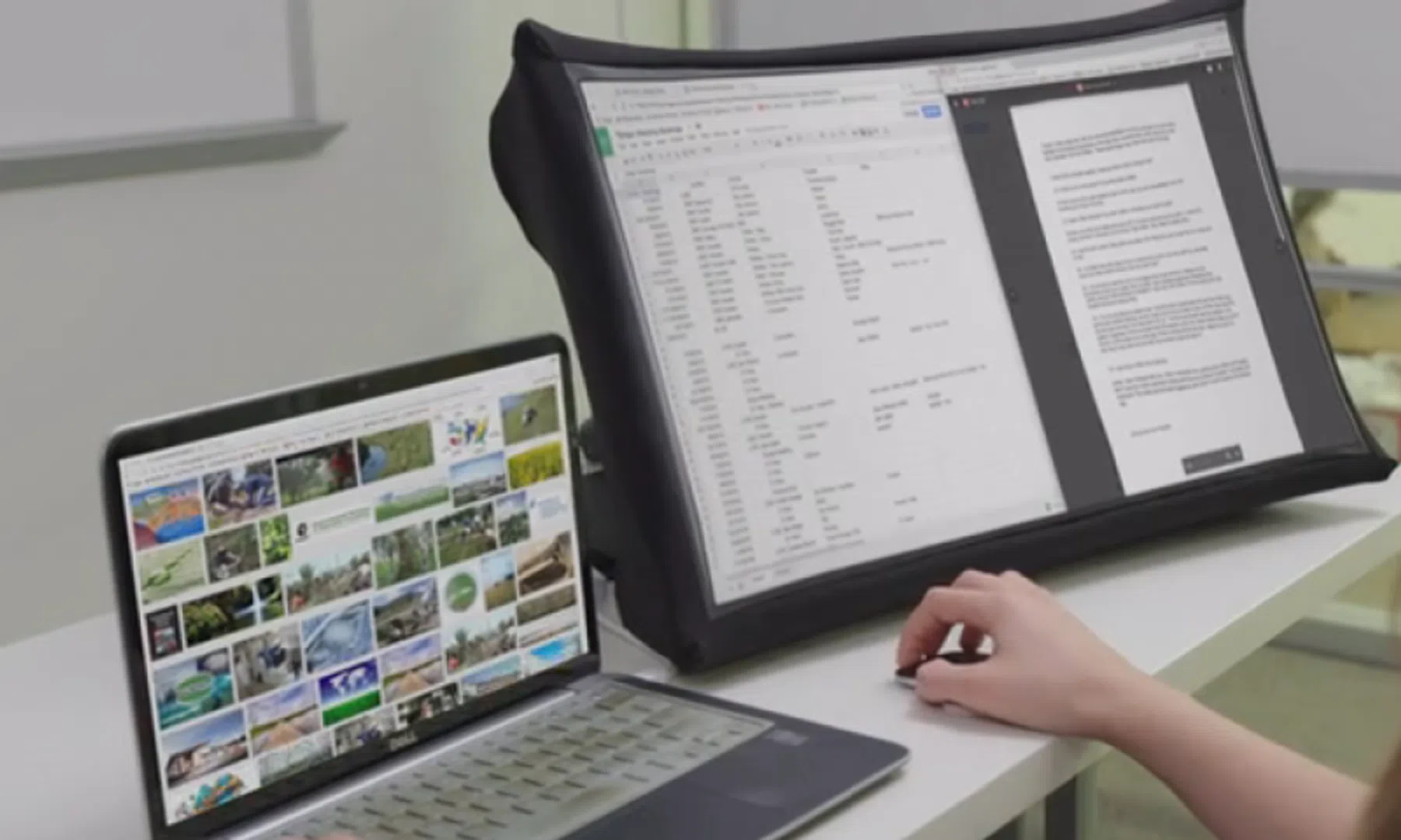 Opvouwbaar 24 inch-scherm is een hit op Kickstarter