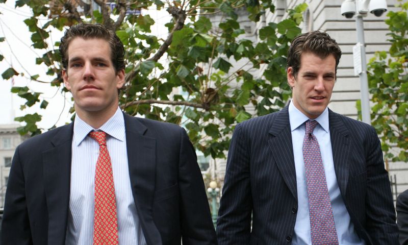 'Amerikaanse tweeling Winklevoss eerste bitcoinmiljardairs'