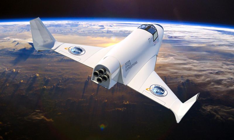 Ruimtereisbedrijf XCOR ten onder: Doutzen Kroes niet de ruimte in